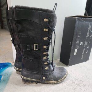 Sorel tall winter boots, size 8.5